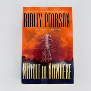 Middle of Nowhere novel, hardcover book by Ridley Pearson - Good Used Condition